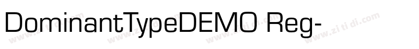 DominantTypeDEMO Reg字体转换